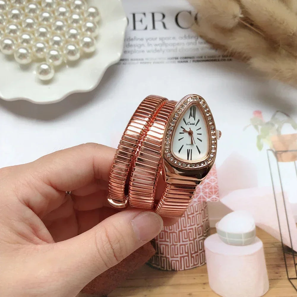 Serpentine Quartz Watch