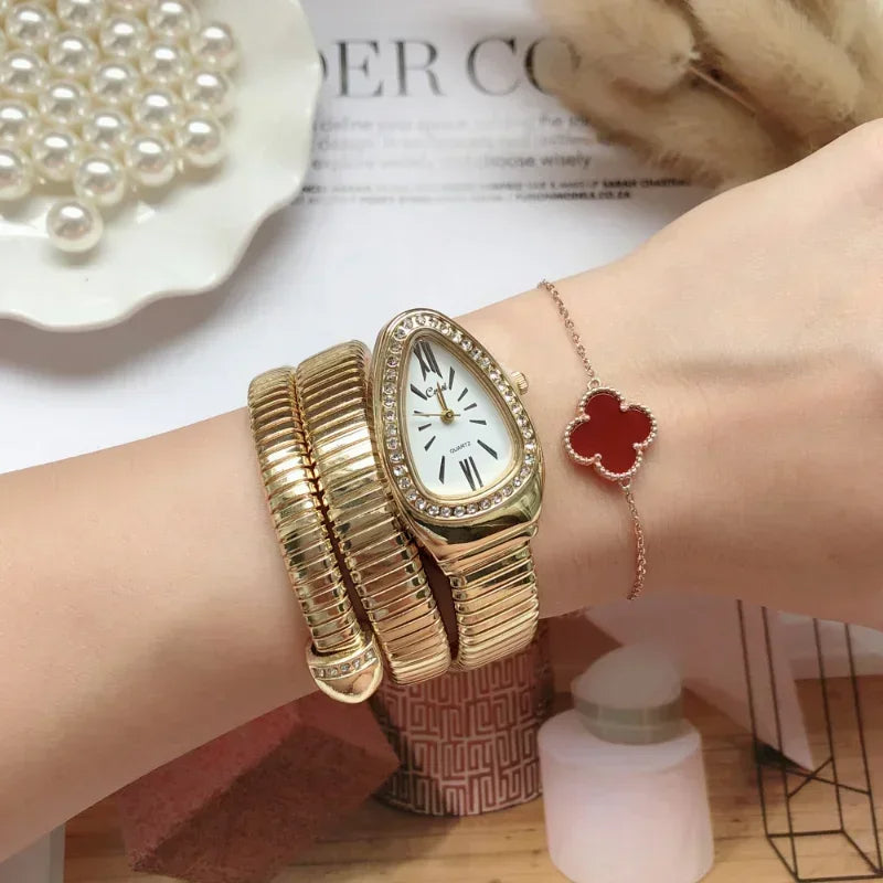 Serpentine Quartz Watch
