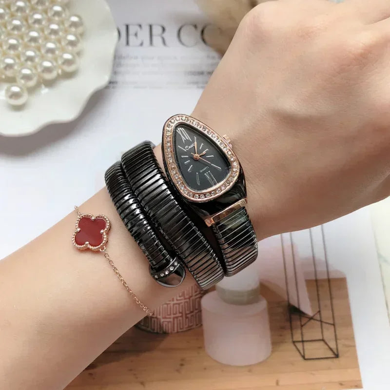 Serpentine Quartz Watch