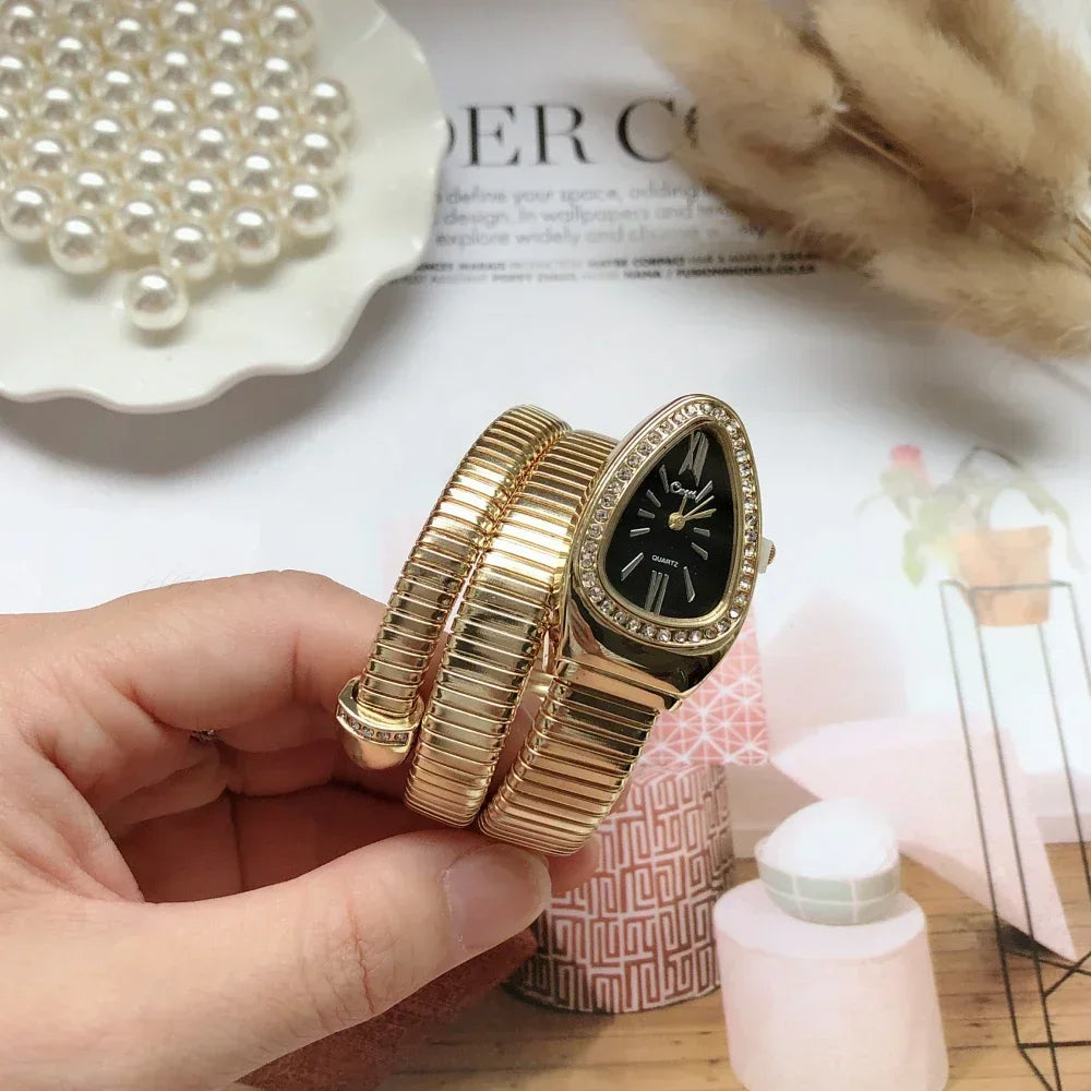 Serpentine Quartz Watch